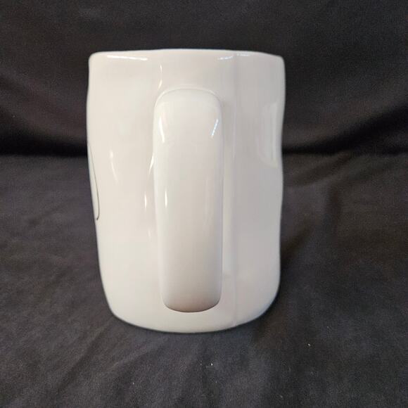 Rae Dunn Magenta Artisan Collection Wild Mug White Farmhouse Coffee Tea - Picture 2 of 9